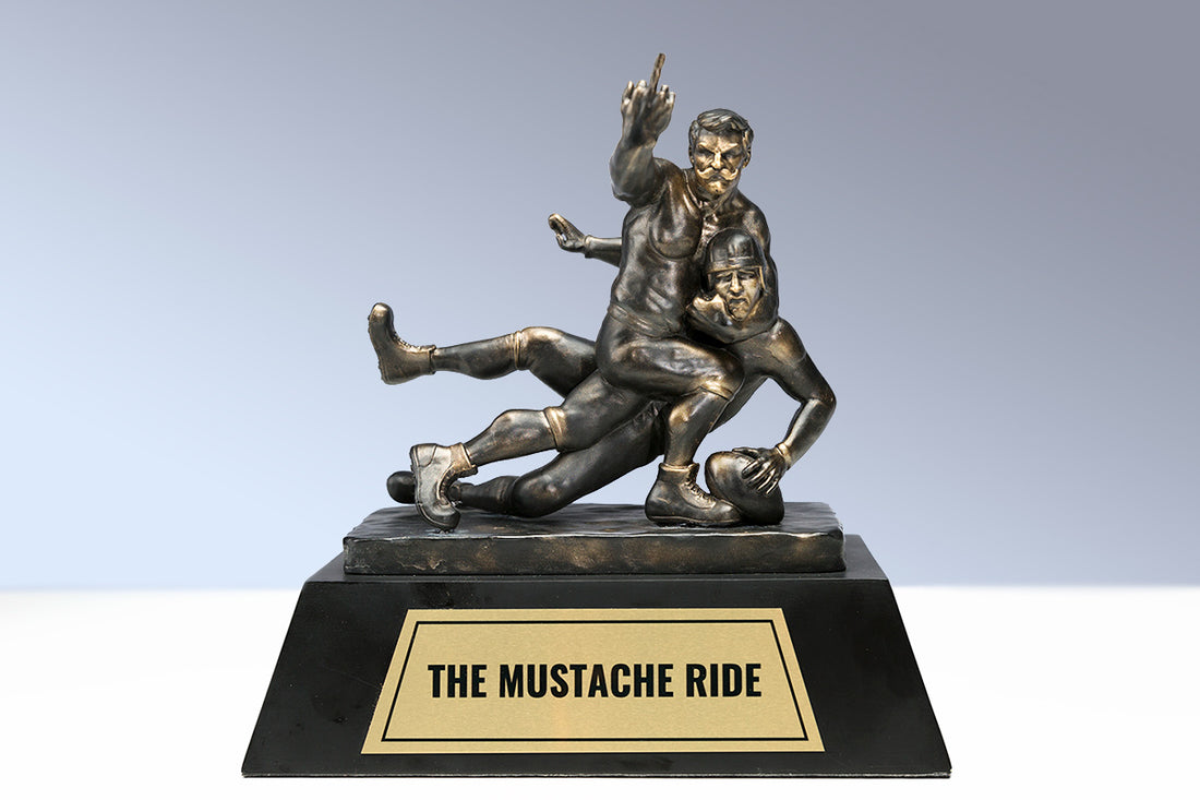 Fantasy Football Trophy: 'Mustache Ride'